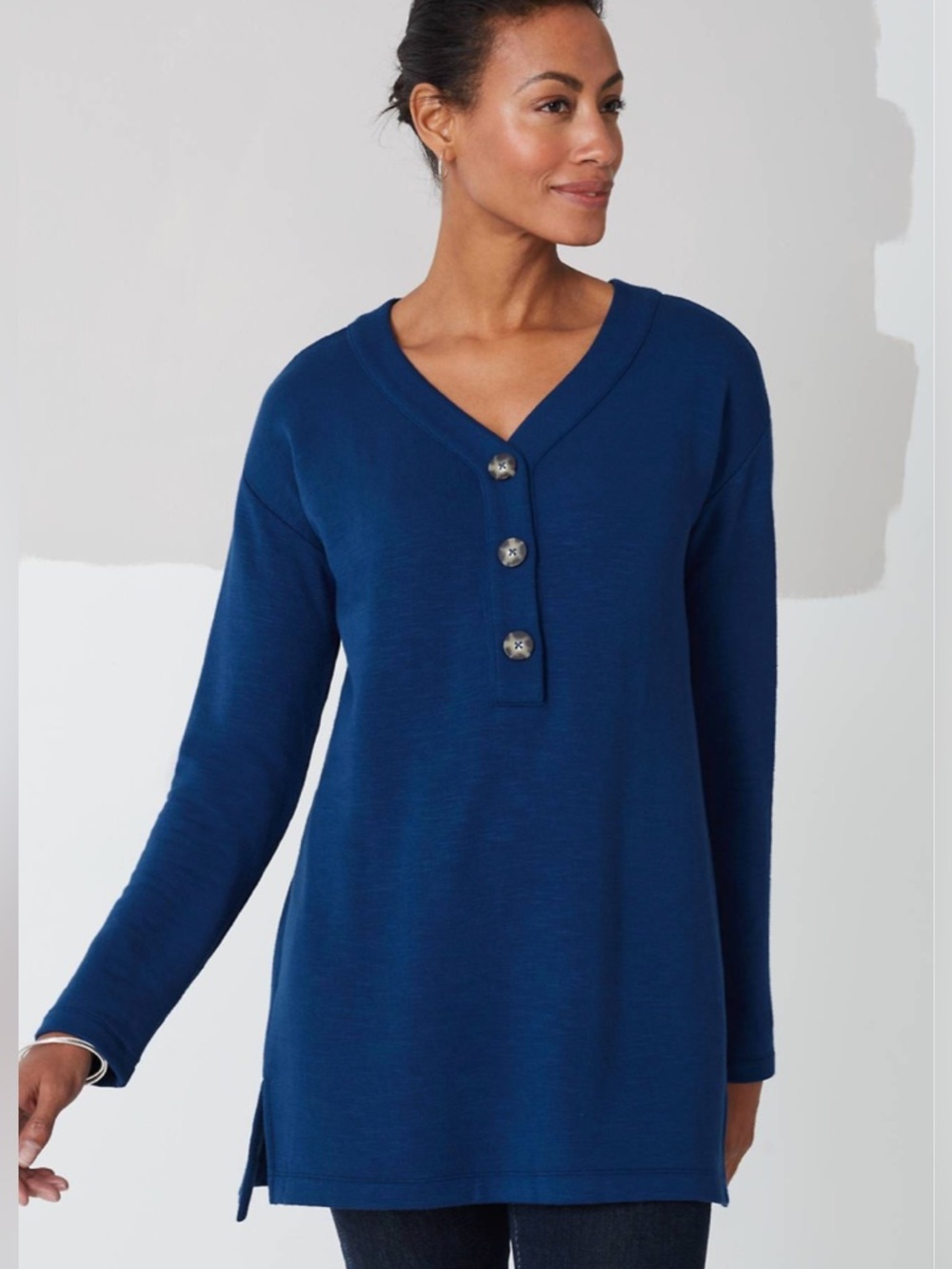 ✨NWT✨J. Jill Buttoned Henley Tunic